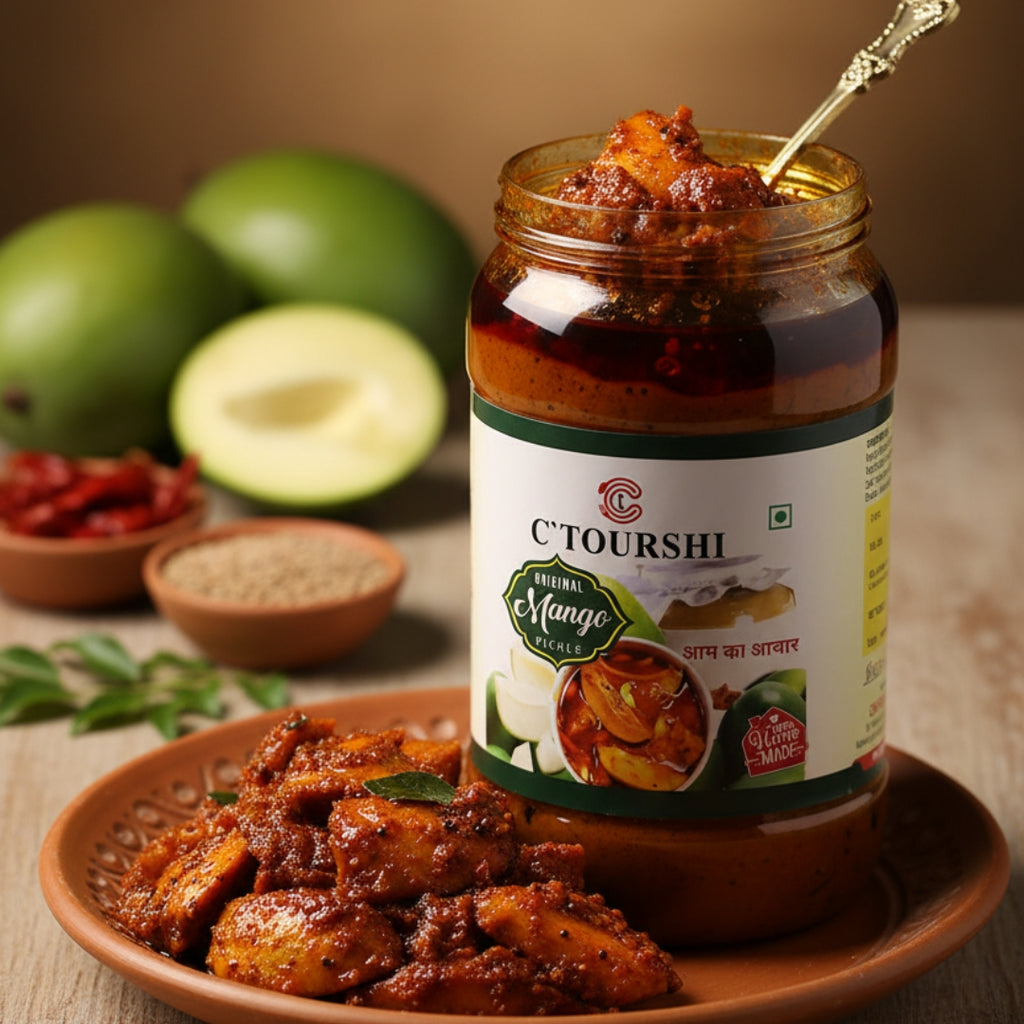 Aam Ka Achaar | C'Tourshi Home Made Mango Pickle | 100% Natural & Preservative FREE
