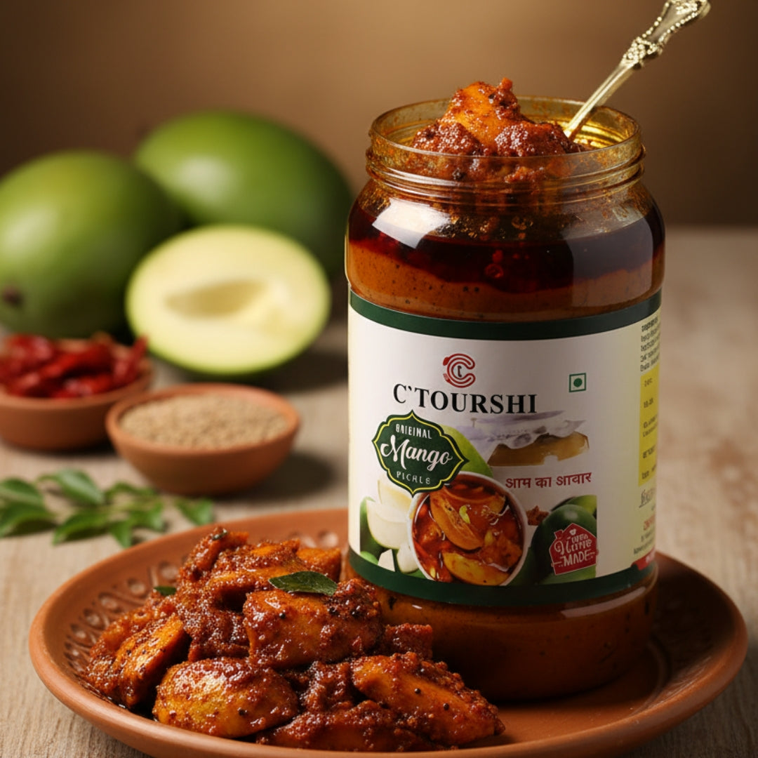 Aam Ka Achaar | C'Tourshi Home Made Mango Pickle | 100% Natural & Preservative FREE