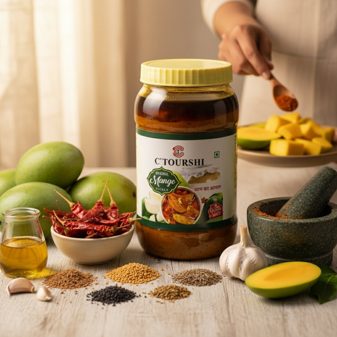 Aam Ka Achaar | C'Tourshi Home Made Mango Pickle | 100% Natural & Preservative FREE