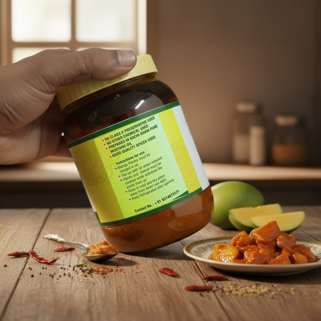 Aam Ka Achaar | C'Tourshi Home Made Mango Pickle | 100% Natural & Preservative FREE