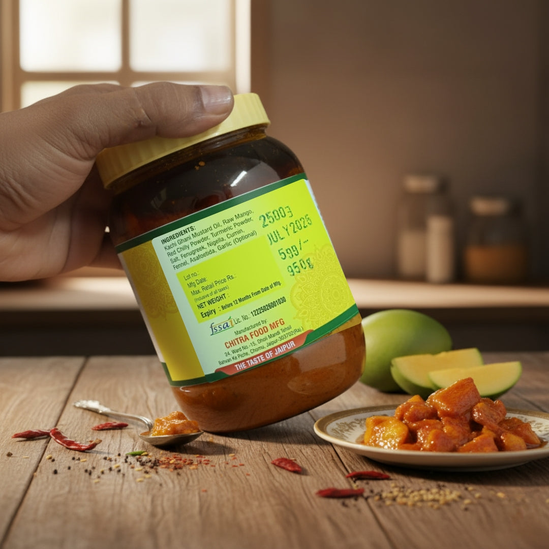 Aam Ka Achaar | C'Tourshi Home Made Mango Pickle | 100% Natural & Preservative FREE